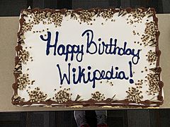 Wikipedia Day Chicago 2019 Cake