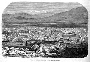 Archivo:1865-06-18, El Museo Universal, Vista de Tetuán desde la alcazaba