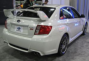 Archivo:2011 Subaru Impreza WRX STI sedan rear -- 2011 DC