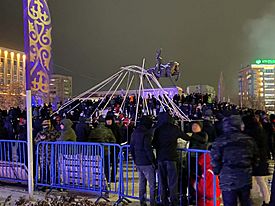 Archivo:2022 Kazakhstan protests — Aqtobe, January 4 (02)