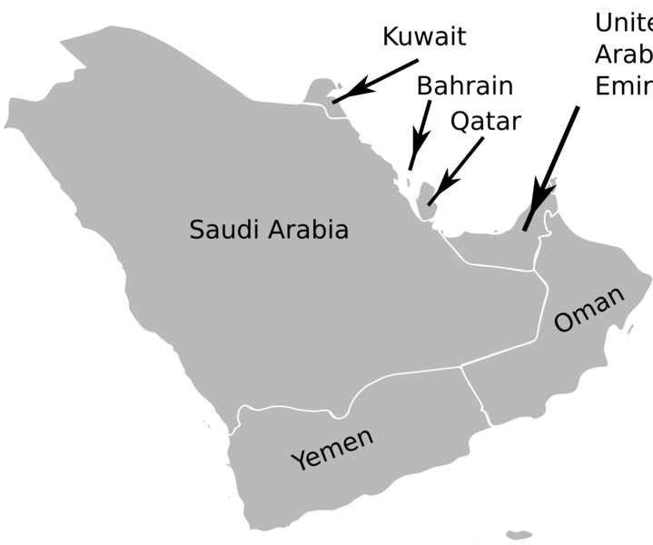 Arabian Peninsula Map