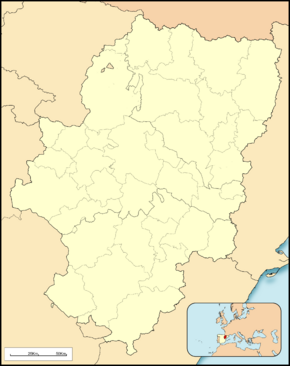 Portaspana ubicada en Aragón