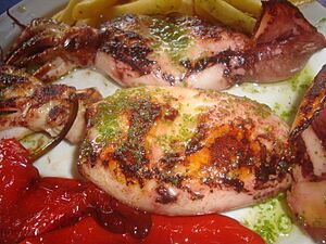 Archivo:Calamares plancha