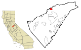Calaveras County California Incorporated and Unincorporated areas West Point Highlighted.svg
