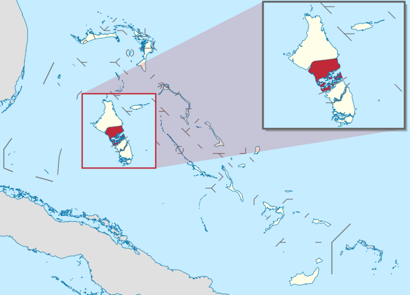 Central Andros in Bahamas (zoom)