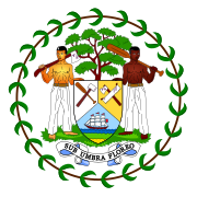 Coat of arms of Belize (1981-2019)