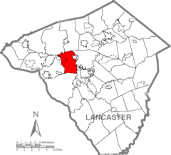 East Hempfield Township, Lancaster County Highlighted.png