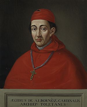 Archivo:El cardenal Gil Álvarez de Albornoz (Museo del Prado)