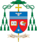 Escudo como Obispo Auxiliar de Pamplona y Tudela.