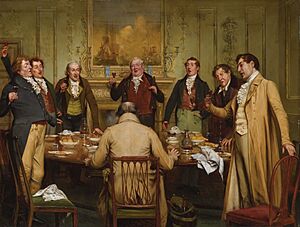Archivo:For he's a jolly good fellow and so say all of us, by Walter Dendy Sadler