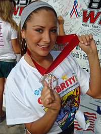 Archivo:Geraldine Bazan en Celebrity 5k Run Miami