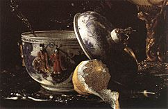 Kalf, Willem - Still-Life with a Nautilus Cup (detail) - 1662