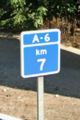 Kilometro 7 de la autovia A-6