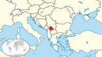 Kosovo in its region.svg