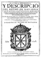La Historia apologética y descripción del Reino de Navarra