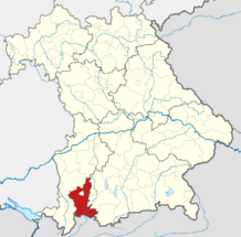 Locator map OAL in Bavaria.svg