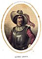 Los mártires de la libertad española, vol I, Alonso de Saravia (detalle)