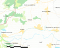 Map commune FR insee code 11273