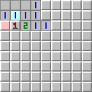 Minesweeper 9x9 10 example 4