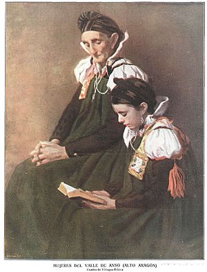Archivo:Mujeres del valle de Ansó (Alto Aragón), de Villegas Brieva