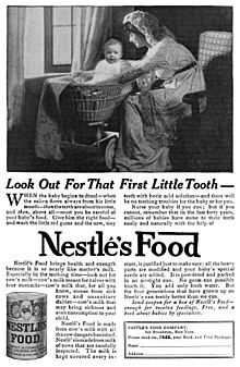 Archivo:Nestlé Food advertisement, 1915