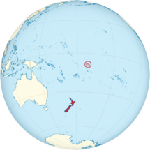 New Zealand on the globe (Tokelau special) (small islands magnified) (Polynesia centered).svg