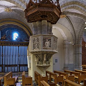 Archivo:Púlpito de la Catedral de Tarazona