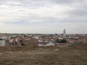 Archivo:Panorámica de Camarena, desde la calle de San Roque, al norte de la localidad toledana, el 2 de junio de 2020