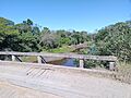 Puente de madera en RP1 sobre río Tragadero