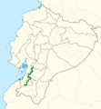 Pyrrhura orcesi map