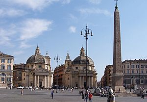 Archivo:Roma Piazza del Popolo BW 1