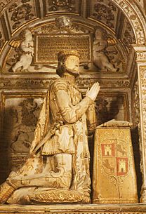Archivo:Sepulcro de Juan I, rey de Castilla y León. Capilla de los Reyes Nuevos de la Catedral de Toledo