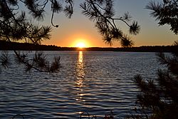 Sunset - Lake Nebagamon, Wisconsin.JPG