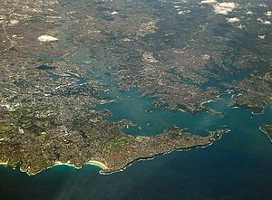 Archivo:Sydney Harbour aerial