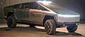 Tesla Cybertruck outside unveil modified by Smnt