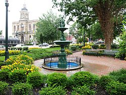 Town square of Lisbon, Ohio and Columbiana County courthouse.JPG