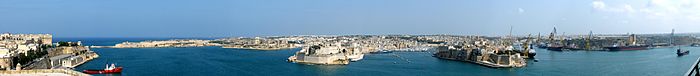 Archivo:Valletta Grand Harbour Panorama