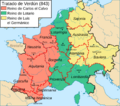 Verdun Treaty 843-es