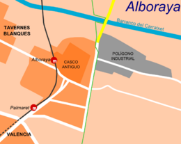 Archivo:Accesos de Alboraya