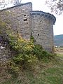 Aruej Huesca. Iglesia románica, ábside y muro sur