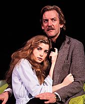 Archivo:Blanche Baker and Donald Sutherland in Lolita rehearsal, cropped