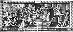 Archivo:COUNCIL OF NICEA Fresco in the Sistine Salon Vatican t