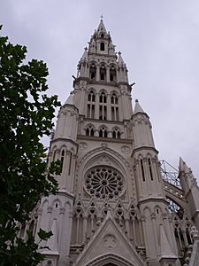 Eglise Notre-Dame du Saint-Cordon Valenciennes (face tour)