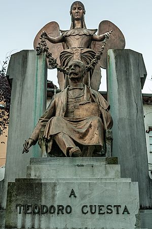 Archivo:Escultura Teodoro Cuesta (Mieres). Ana Belén Rodríguez. Asociación Semeya