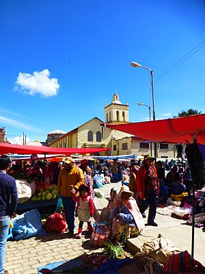 Archivo:Feria en Achacachi, Bolivia