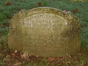 Archivo:Francis Owen Salisbury Headstone