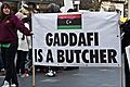 Gaddafi Is a Butcher - Libyan Protest Meeting In Dublin