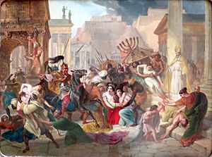 Archivo:Genseric sacking rome 456