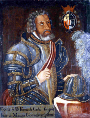 Archivo:Hernán Cortés Retrato Portrait 17th century