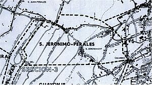 Archivo:Límites de la entidad singular de población de San Jerónimo - Los Perales